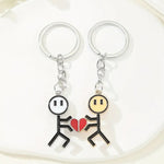 Kinky Pleasure - KPK059 - Keychain - Couple Making Heart - 1 Pair