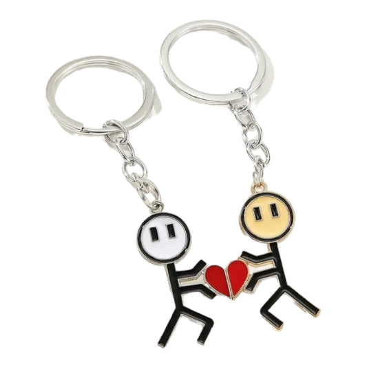 Kinky Pleasure - KPK059 - Keychain - Couple Making Heart - 1 Pair