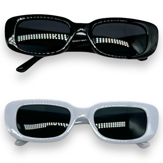 Kinky Pleasure - S031 - Fashion Eye Glasses - In Black & White