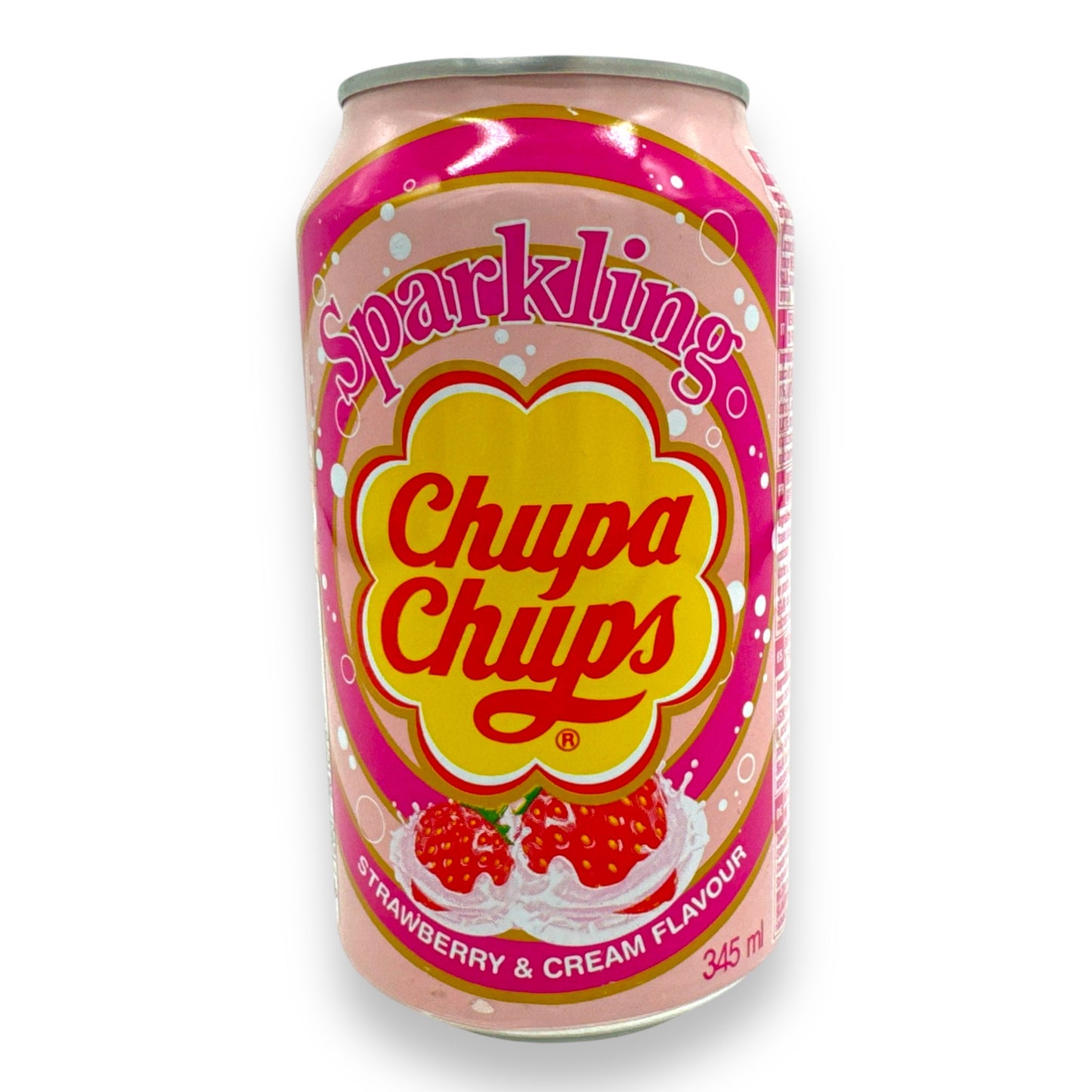 Kinky Pleasure - AC151 - Drinks - Chupa Chups Sparkling Strawberry & Cream Flavour - 345ml