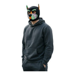 Kinky Pleasure – KPPP009 – Puppy Play Dog Mask - Deluxe  – Orange/Green/Pink