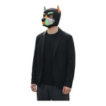 Kinky Pleasure – KPPP009 – Puppy Play Dog Mask - Deluxe  – Orange/Green/Pink
