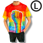Kinky Pleasure - T133 - Pride Rainbow T Shirt - 3 Sizes