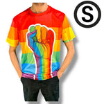Kinky Pleasure - T133 - Pride Rainbow T Shirt - 3 Sizes