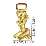 Kinky Pleasure - T091 - Sexy Woman Opener - 4.7 x 10.80cm - Gold