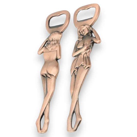 Kinky Pleasure - T092 - Sexy Woman Opener - 3.5 x 15.7cm - Bronze