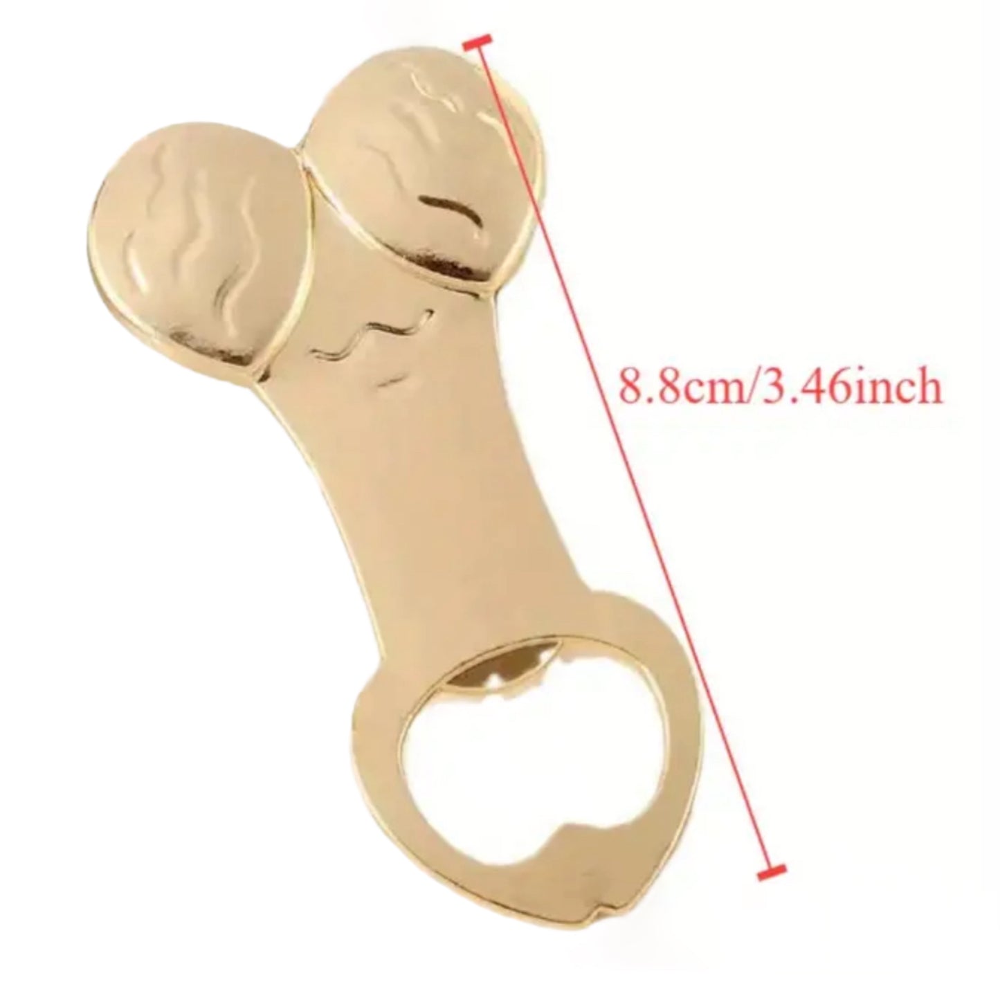 Kinky Pleasure - T093 - Penis Opener in Gift Box - 8.8cm - Gold