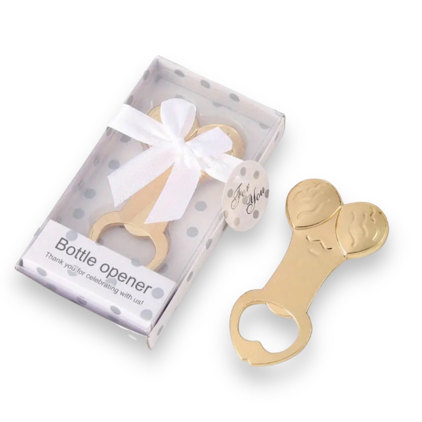 Kinky Pleasure - T093 - Penis Opener in Gift Box - 8.8cm - Gold