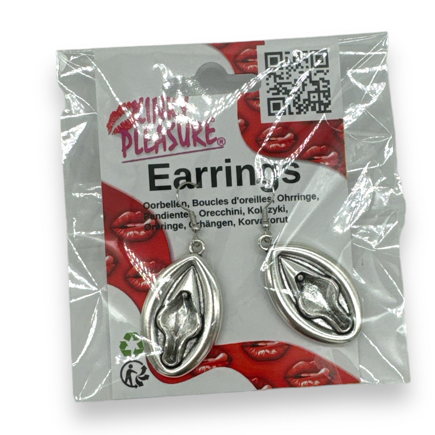 Kinky Pleasure - AX100 - Earrings - Vagina Shaped Earrings