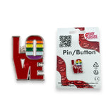 Kinky Pleasure - KPB035 - Badge / Pin - Love