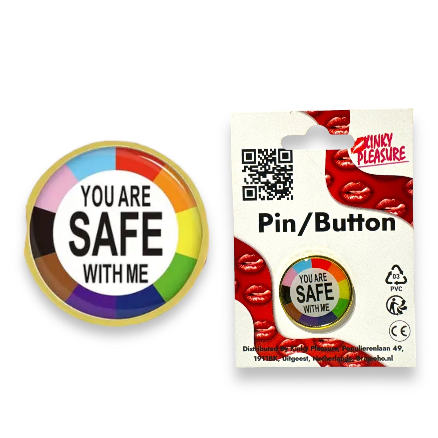 Kinky Pleasure - B099 - Badges Pin/Button - Pride Specials - 12 Models