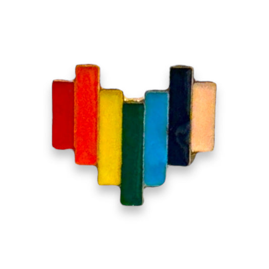 Kinky Pleasure - KPB049 - Badge / Pin - Pixel Heart