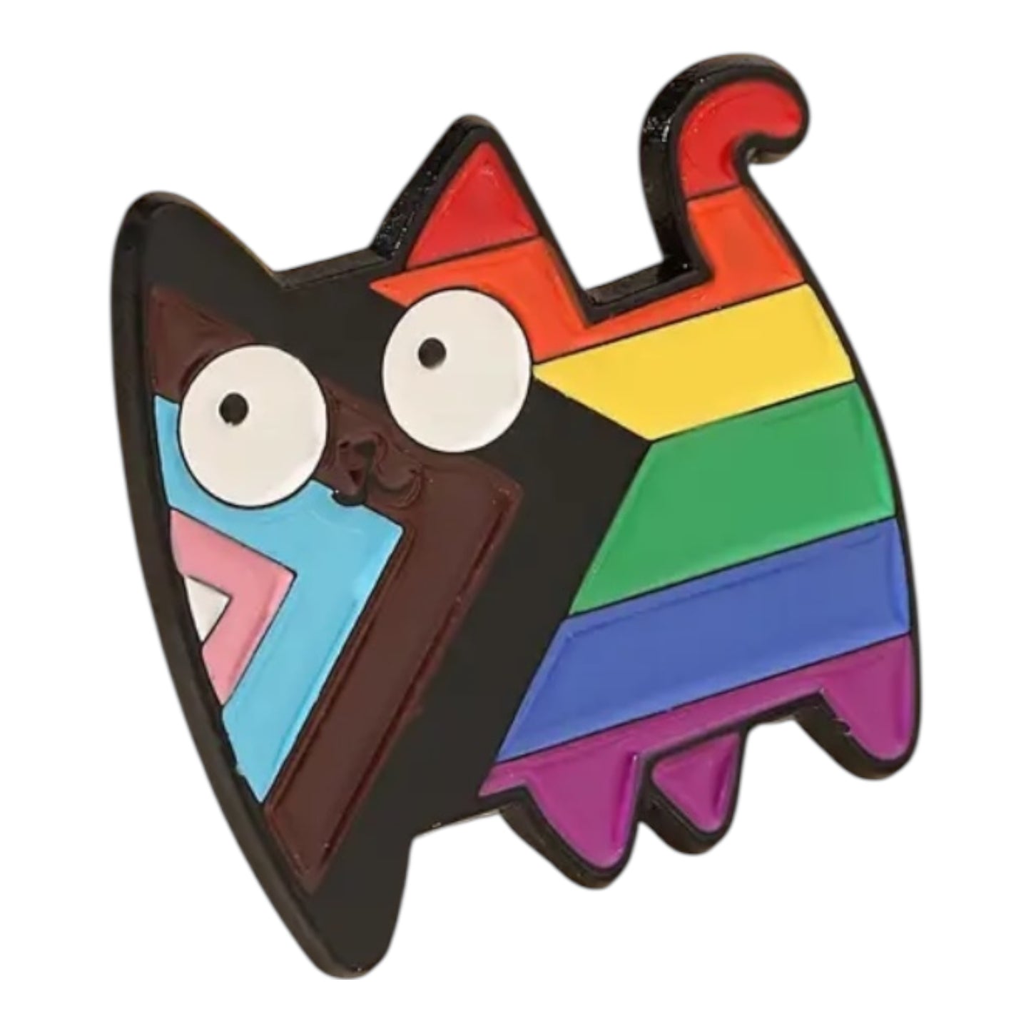 Kinky Pleasure - KPB078 - Metal Pin - LHBTQ+ Cat