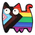 Kinky Pleasure - KPB078 - Metal Pin - LHBTQ+ Cat
