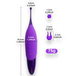 Luxury Play - LP05 - High Frequency Tickler Clitoris and G Spot Vibrator - Rechargeable