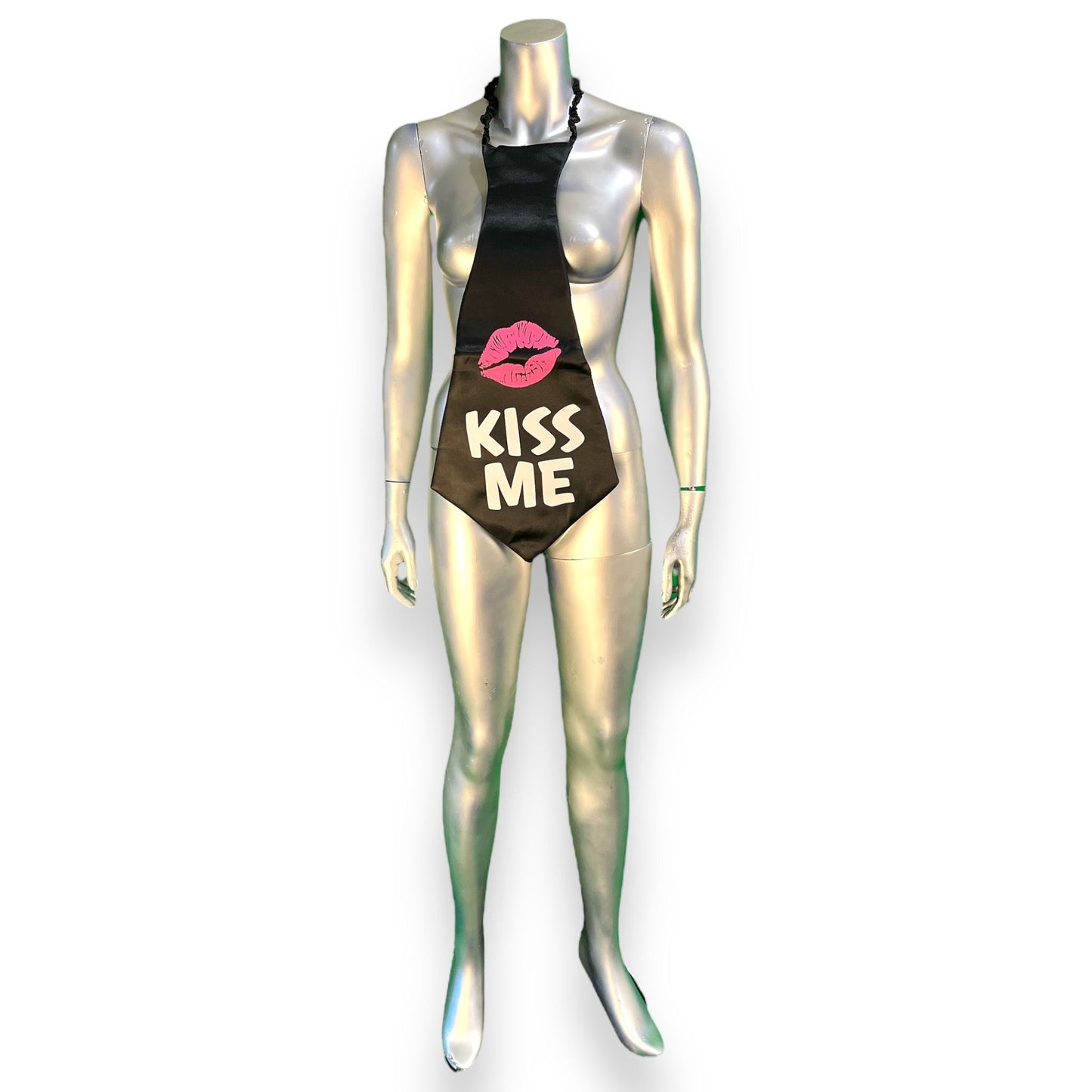 Kinky Pleasure - MP067 - Mega Tie XXL Kiss Me! - Black