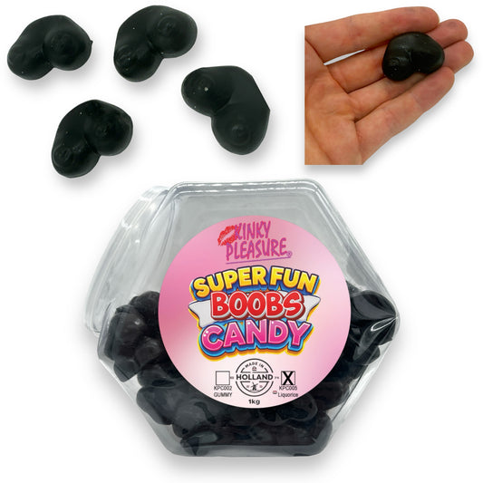 Kinky Pleasure - KPC005 - Super Fun Boobs Candy - Liquorice - 1KG