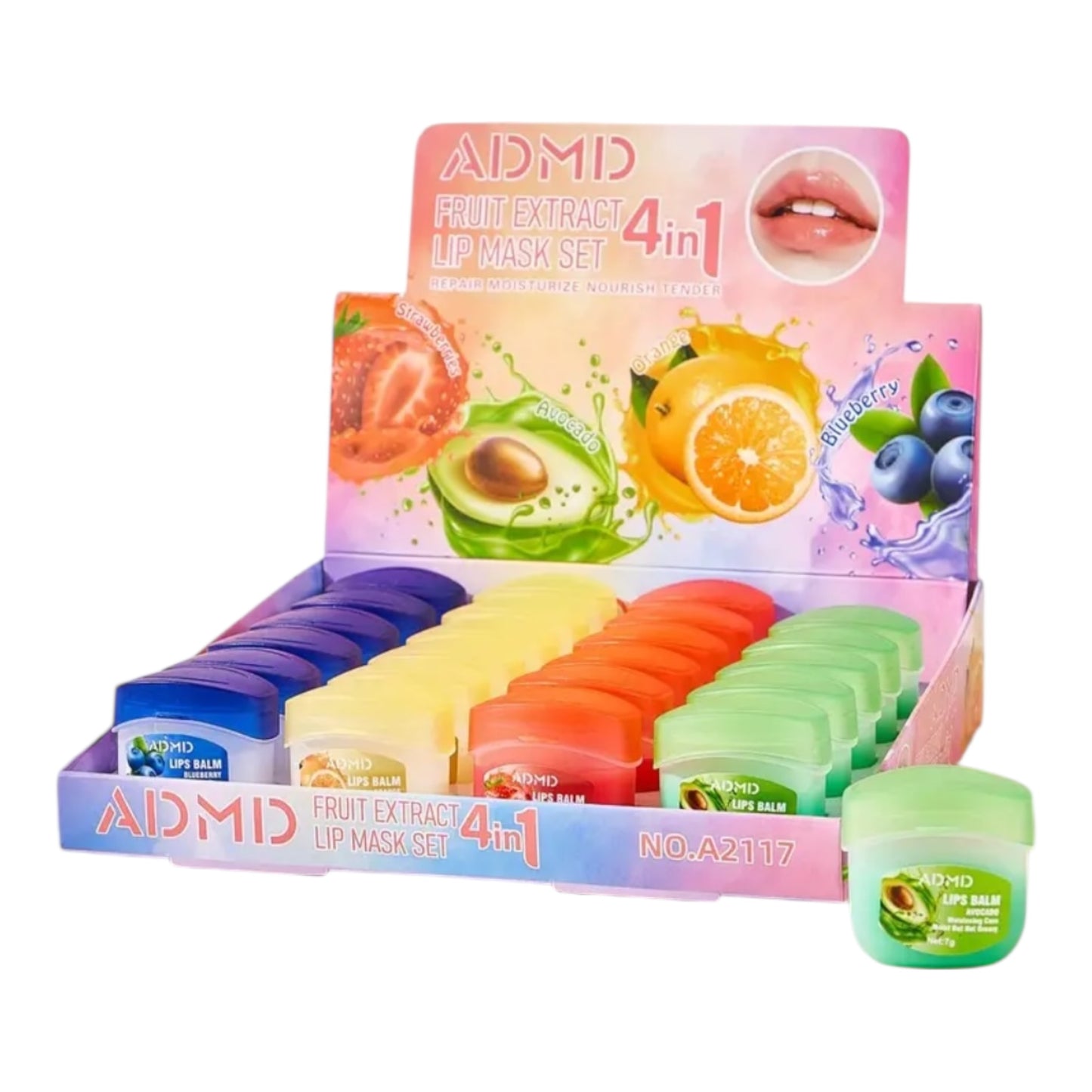 Kinky Pleasure - T246 - Fruit Extract Lip Balm – 4 Flavours of Juicy Fun