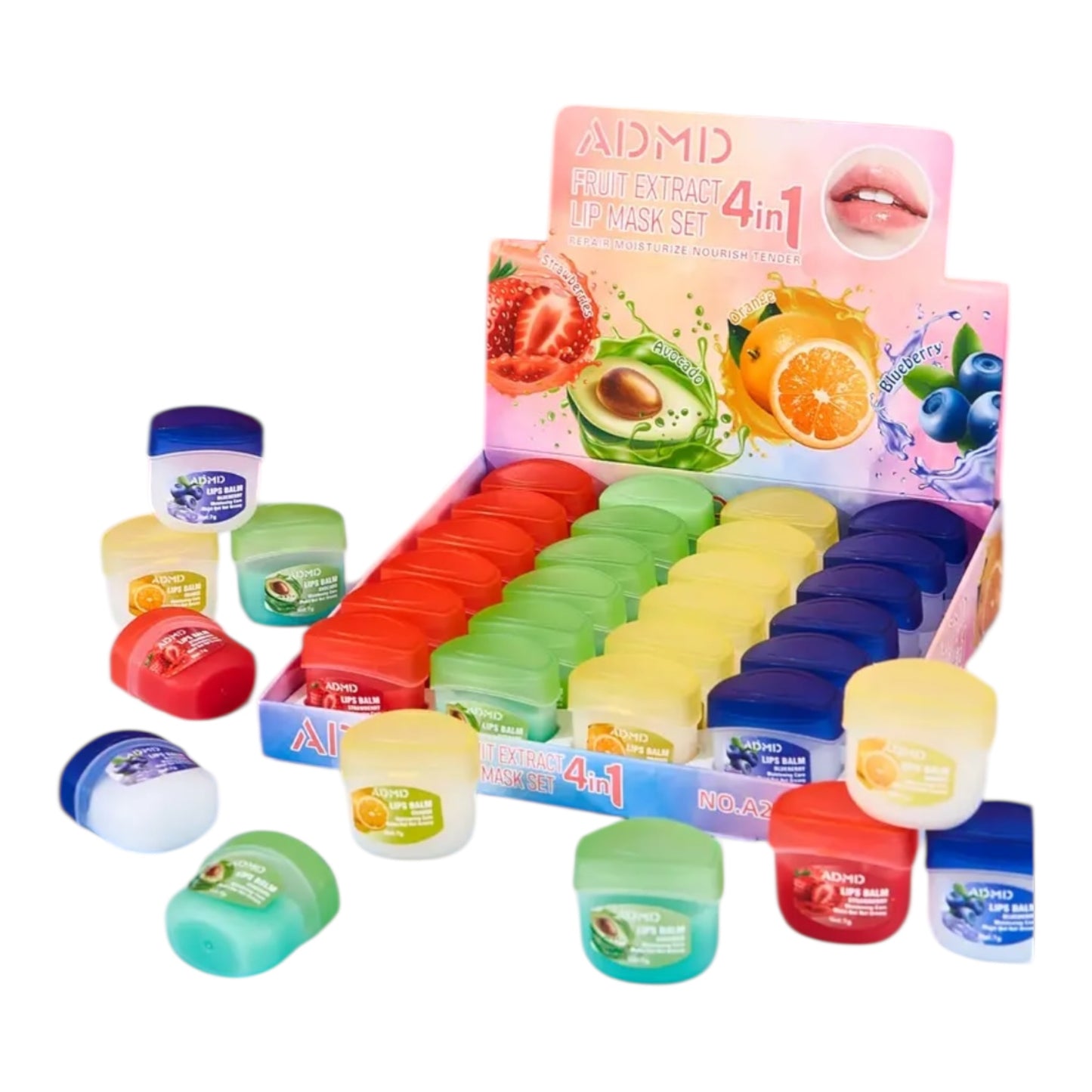 Kinky Pleasure - T246 - Fruit Extract Lip Balm – 4 Flavours of Juicy Fun