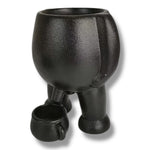 Kinky Pleasure - T184 - Flower Pot – White and Black – 14 x 10.5 cm