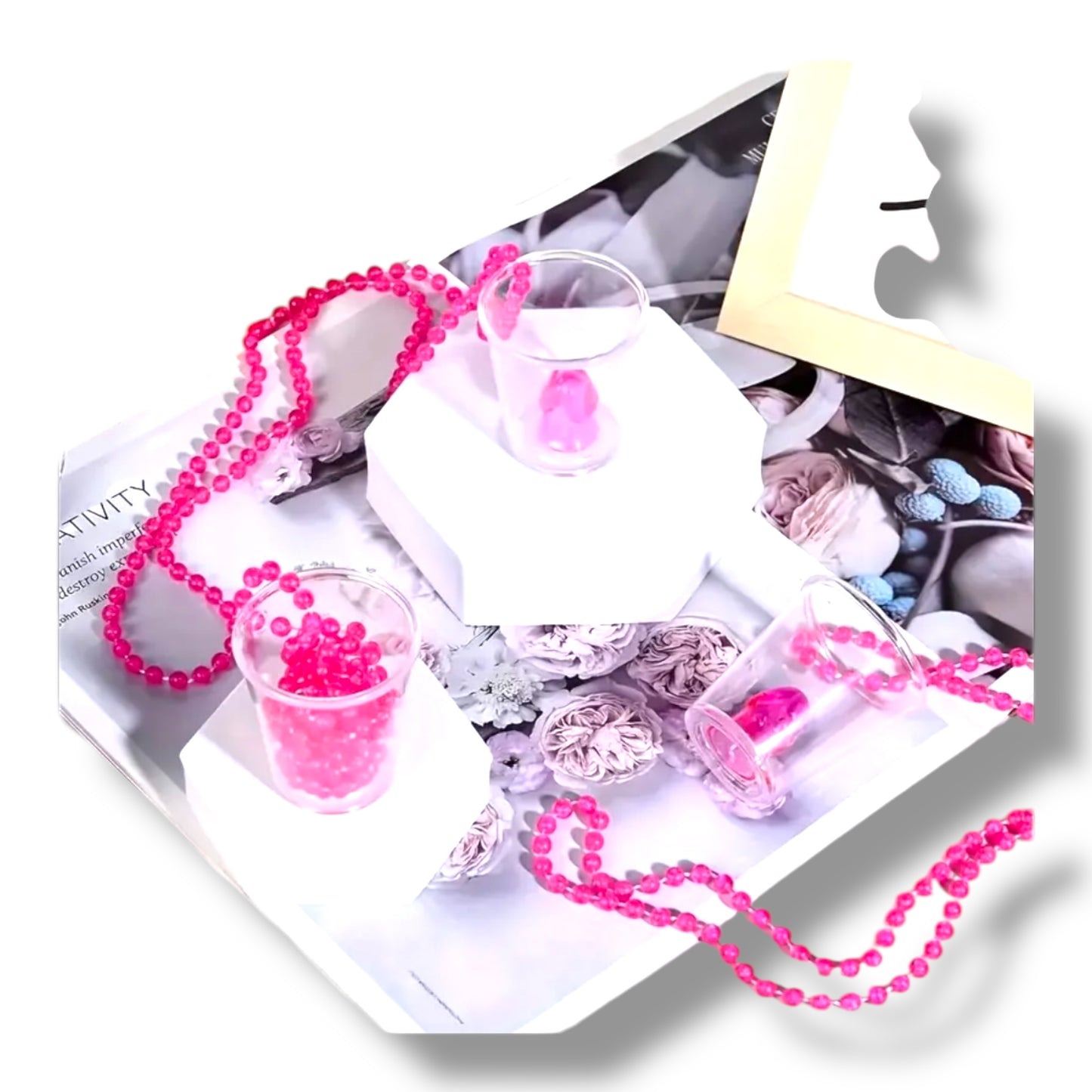 Kinky Pleasure - T185 - Shot Glas Necklace With Penis - 1 Piece