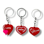 Kinky Pleasure - KPK052 - Keychain - Heart Love - Red - Model 01