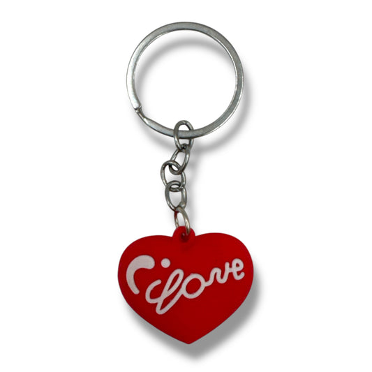 Kinky Pleasure - KPK052 - Keychain - Heart Love - Red - Model 01