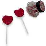 Kinky Pleasure - KPC007 - Love Heart Lolly's 50 Pieces in Exclusive Glas Jar