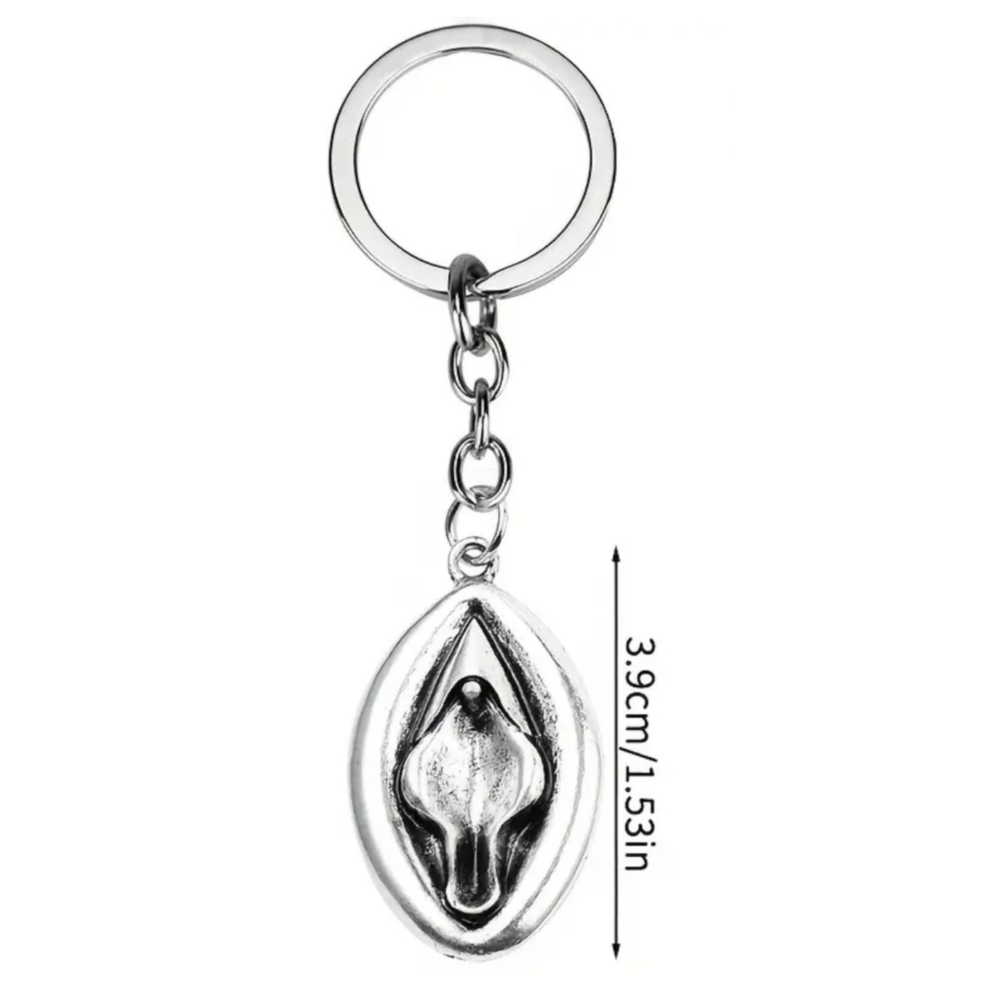 Kinky Pleasure - KPK055 - Keychain - Metallic Pussy