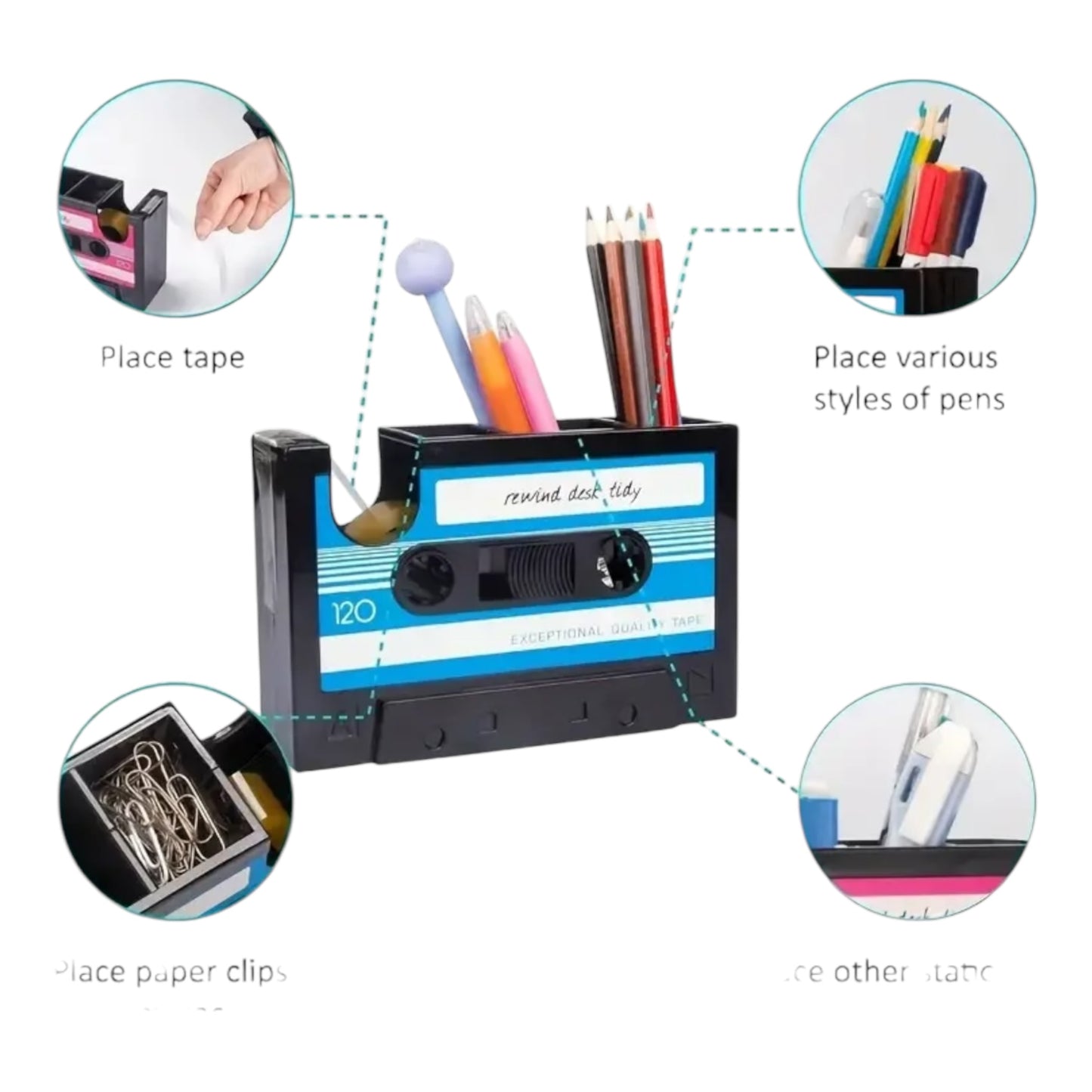 Kinky Pleasure - T167 - Stationary Desk Tidy With Tape