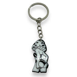 Kinky Pleasure - KPK064 - Keychain - Mushroom Girls In Black And Red (2 Pieces)