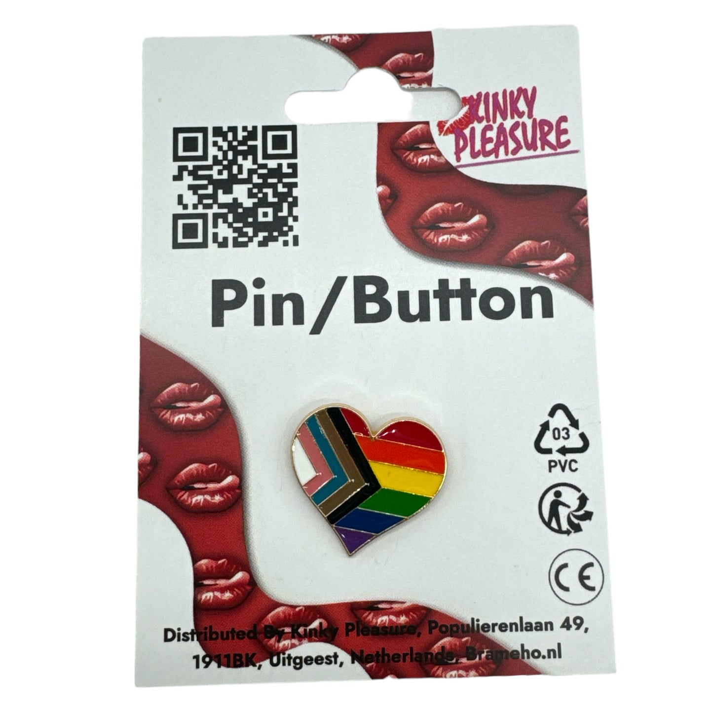 Kinky Pleasure - B099 - Badges Pin/Button - LHBTQ+ - 4 Models