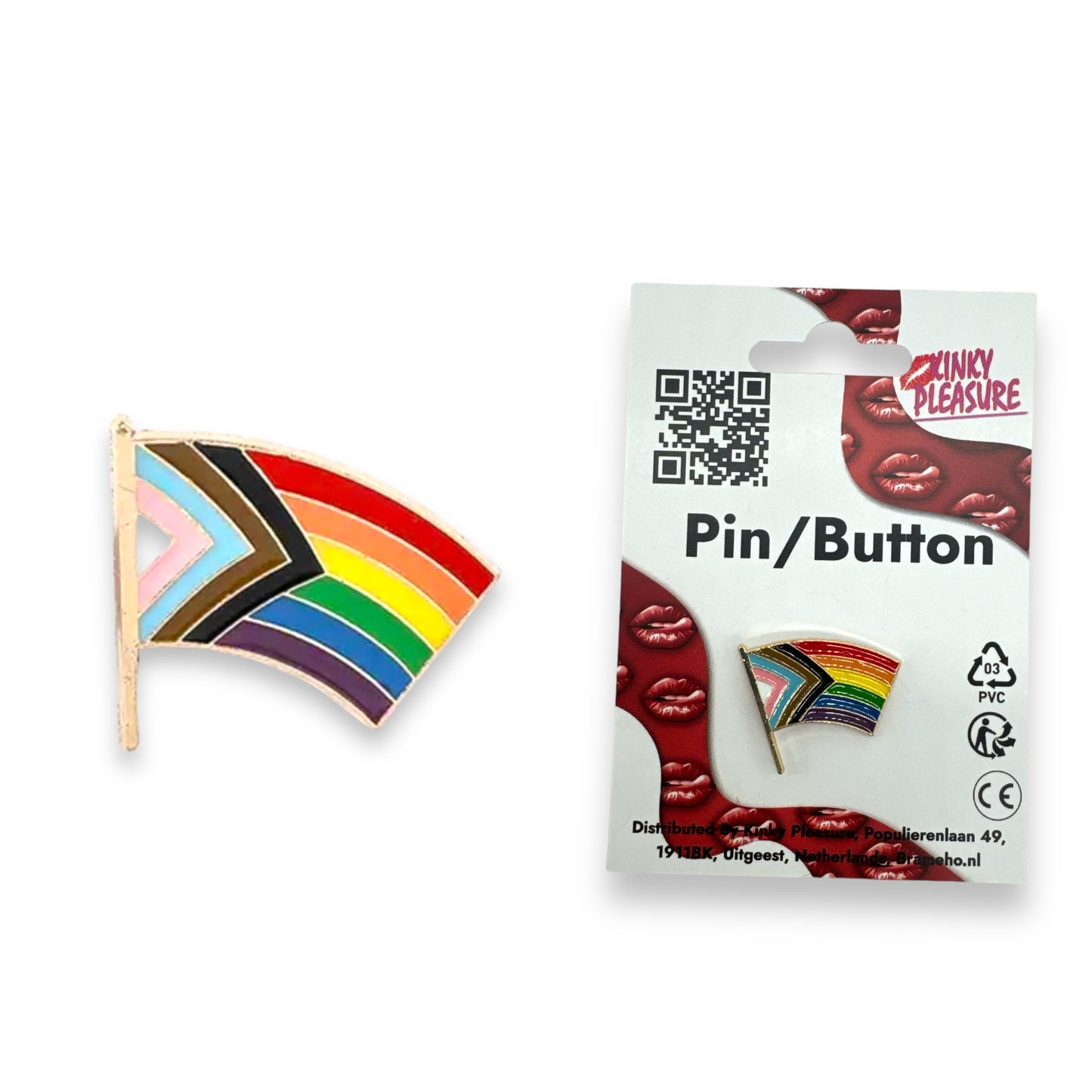 Kinky Pleasure - B099 - Badges Pin/Button - LHBTQ+ - 4 Models