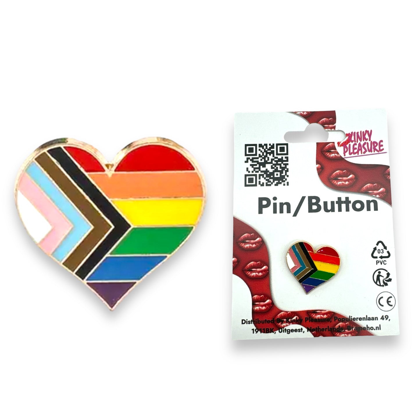 Kinky Pleasure - B099 - Badges Pin/Button - LHBTQ+ - 4 Models