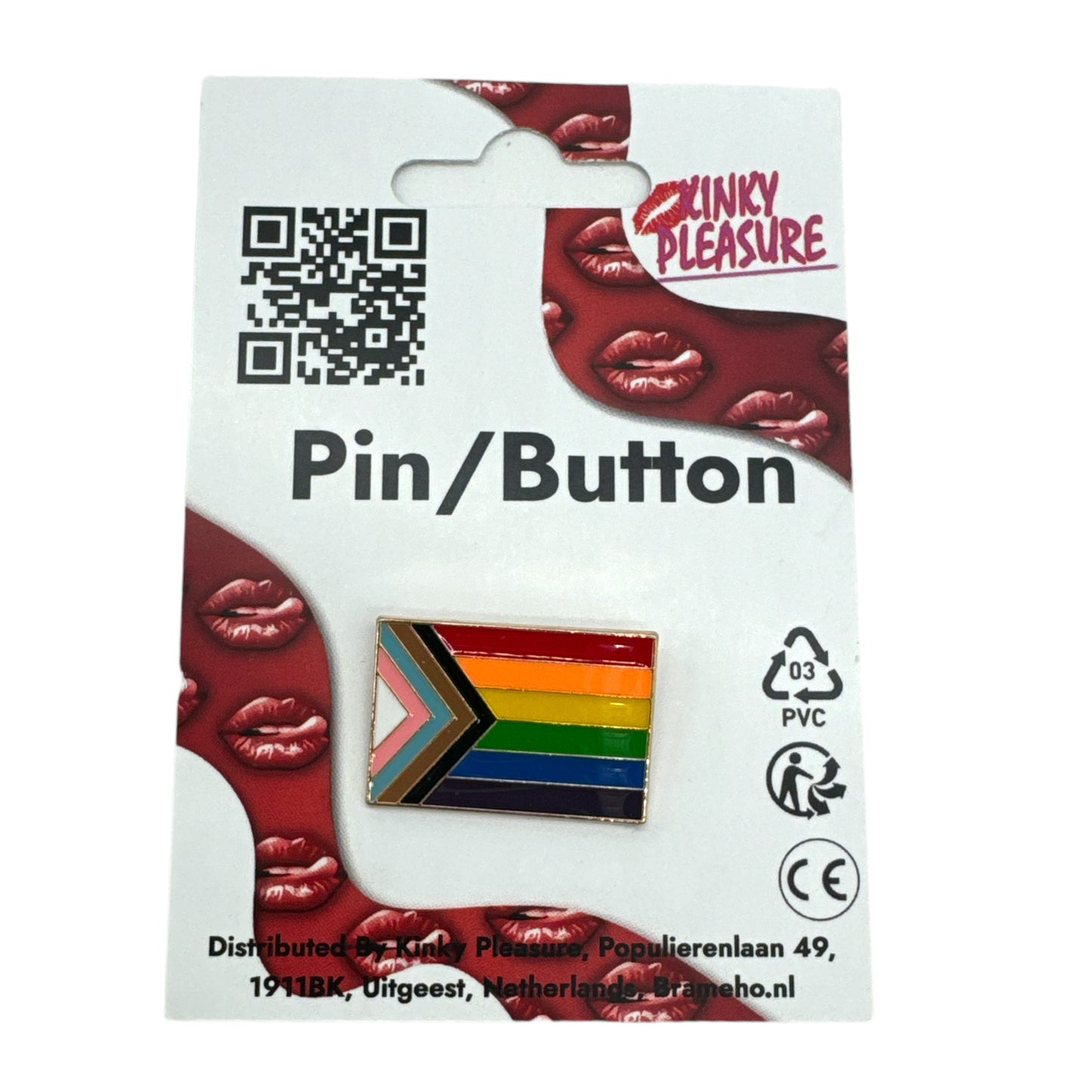 Kinky Pleasure - B099 - Badges Pin/Button - LHBTQ+ - 4 Models