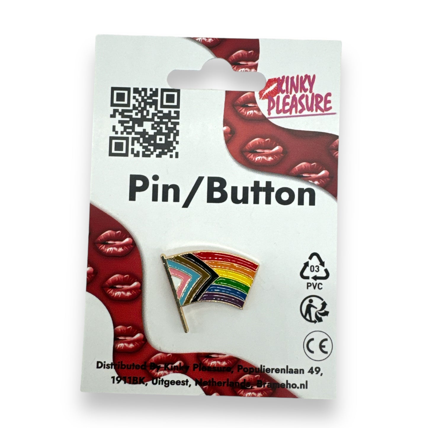 Kinky Pleasure - B099 - Badges Pin/Button - LHBTQ+ - 4 Models