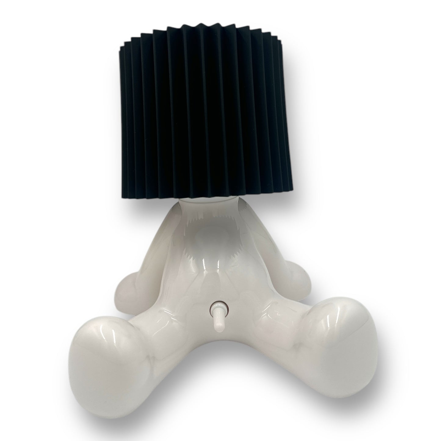 Kinky Pleasure - T131 - Fun Table Lamp White With Penis As Light Switch (Sitting Model)