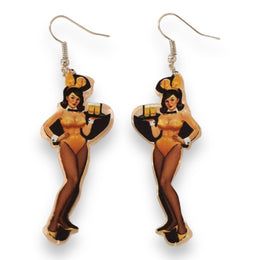 Kinky Pleasure - S032 - Earrings - Sexy Beer Chick