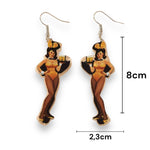 Kinky Pleasure - S032 - Earrings - Sexy Beer Chick