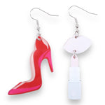 Kinky Pleasure - S036 - Earrings - Heels And Lipstick XL