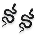 Kinky Pleasure - S038 - Earrings - Snake Black