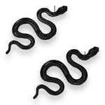 Kinky Pleasure - S038 - Earrings - Snake Black
