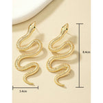 Kinky Pleasure - S039 - Earrings - Snake Gold
