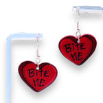 Kinky Pleasure - S040 - Earrings - Heart Bite Me!
