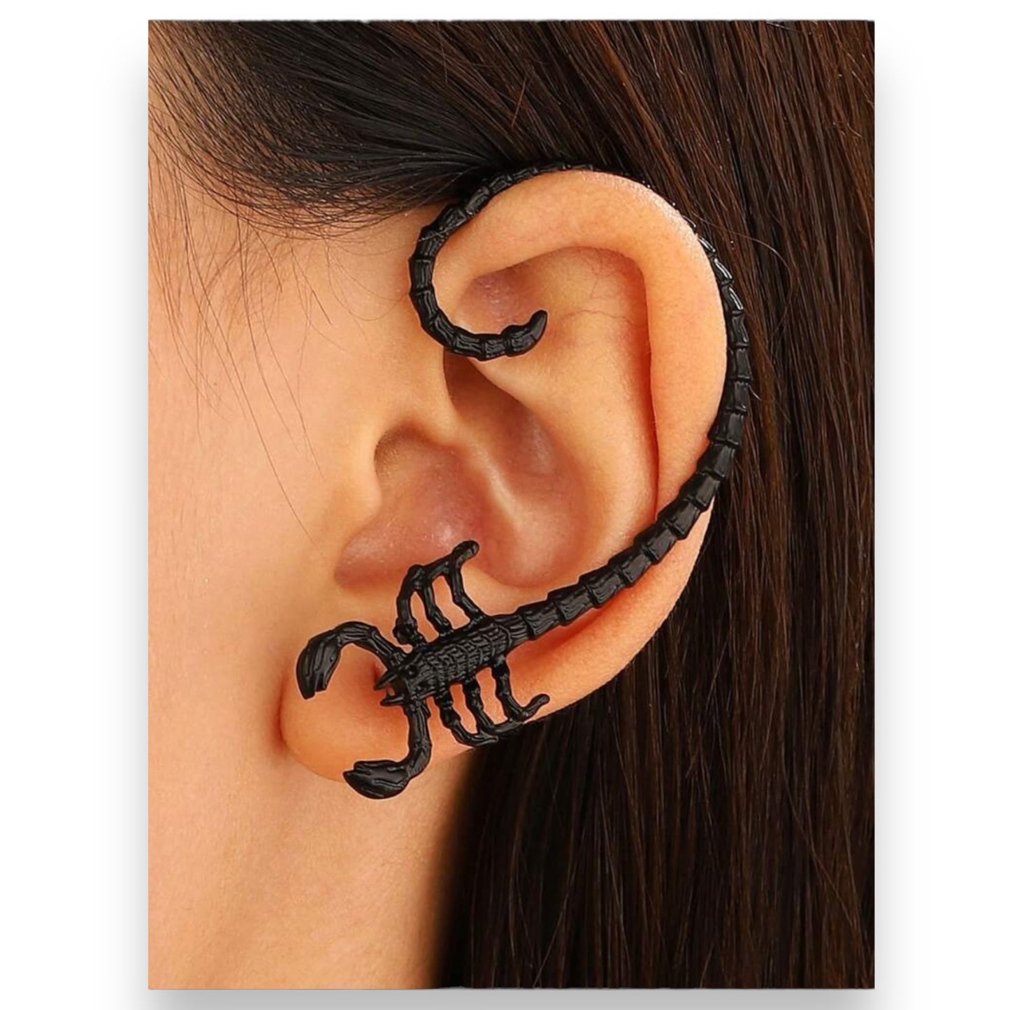 Kinky Pleasure - S030 - Earrings - Schorpion - In Black & Silver