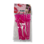 Kinky Pleasure - KP007 - Penis Straws 10pcs -  Dark Pink - New Package
