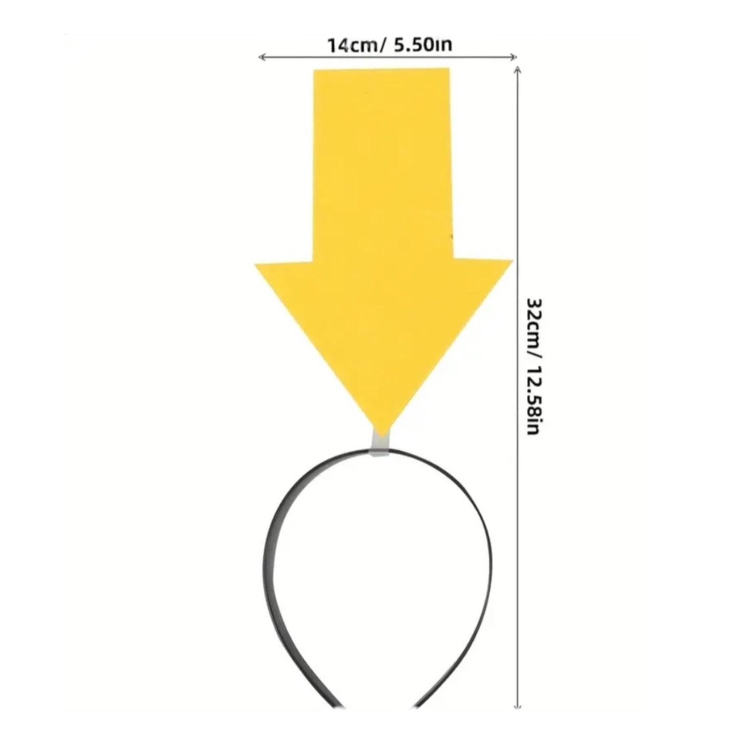 Kinky Pleasure - T234 - Arrow Head Tiara - Yellow