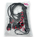Kinky Pleasure - T145 - Rose Flogger Whip - Red/Purple