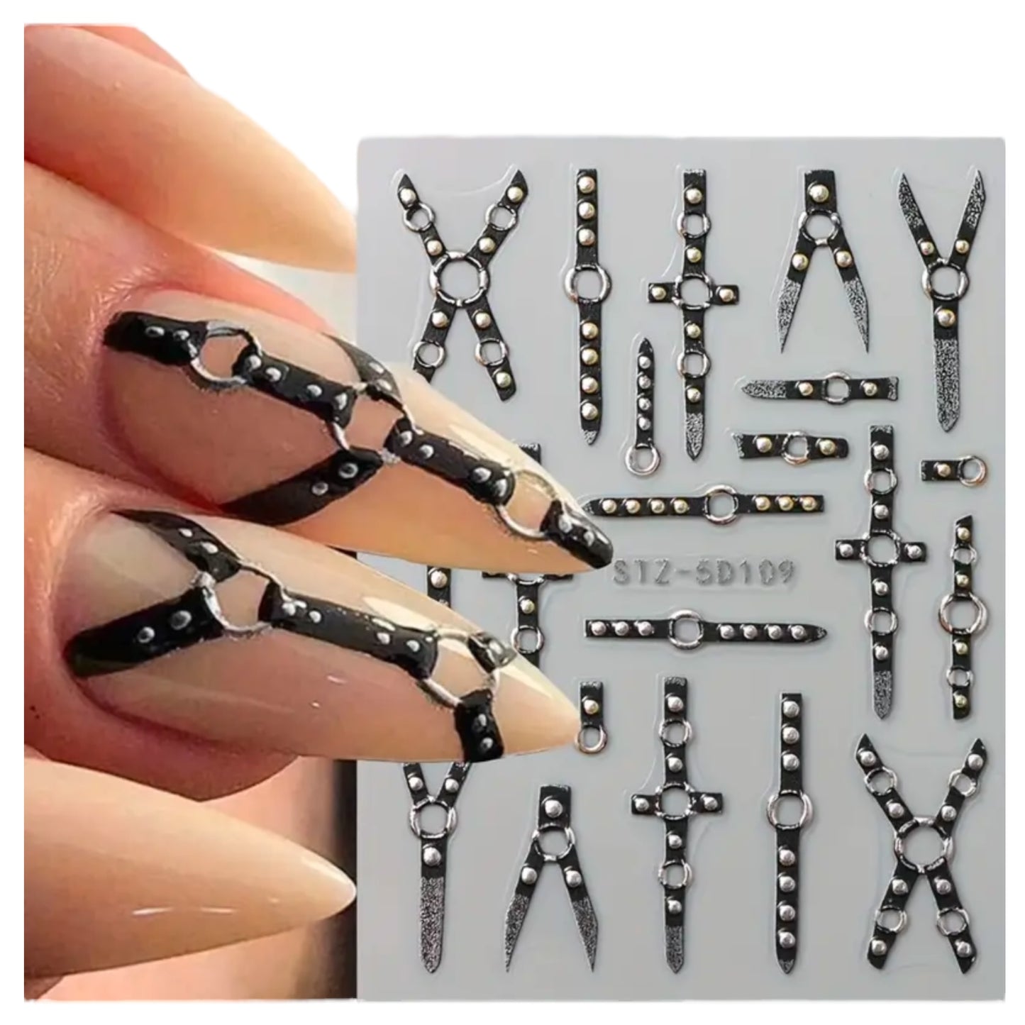 Kinky Pleasure - T146 - BDSM Nail Stickers