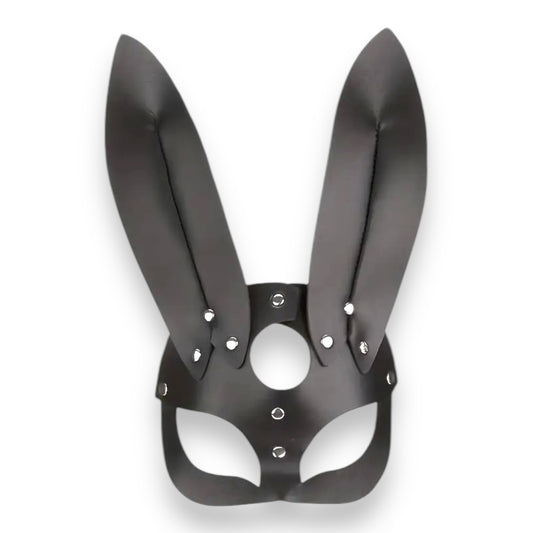 Kinky Pleasure - T148 - Luxury Black Bunny Mask - Elegant Cosplay & Sensual Accessory